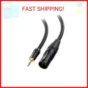 Cable Matters 3.5mm to XLR Cable 6 ft, Male to Male XLR to 1/8 Inch Cable, XLR t