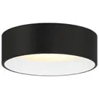 Access Lighting Cody LED Flush Mount, Matte Black/White - 49930LEDDCS-MBL-WHT