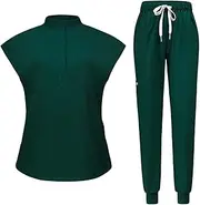 [Generic] Stylish Scrub Set for Women in Medical Field