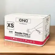 1000Pcs DND Latex Gloves Safe-Guard High Quality Powder Free Vinyl Glove Size XS