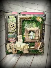 Scrapbook Junk Journal Victorian Book Secret Garden Grimoire Jane Austen