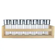 Birch Wood Spice Rack Book Shelf Set (Set of 2, Birch)