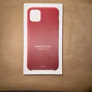 Apple Leather Case for iPhone 11 Pro Max (Product) Red MXOF2ZM/A