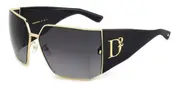Dsquared2 D2 0154/S 000/9O Women’s Sunglasses Gold Size 73