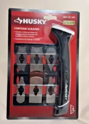 Husky Contour Paint Scraper with 6-Blades and Foldable Storage Case 1004567485