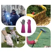 1 Pair Rose Pruning Gloves Long Thorn Proof Gardening Gloves Floral Gauntlet