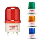 Rotary LED Strobe Alarm Lamp Light Siren LED Warning Light Belt Voice 220/48/12V