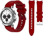[SUPENG] Strap Compatible with Samsung Galaxy Watch 4 Classic 46mm 42mm Smartwatch Silicone Seamless Bracelet Correa Galaxy Watch 4 44mm 40mm Band (Color : Color 6, Size : Galaxy Watch 4 44mm)