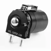 Car Aluminum Oil Catch Can Reservoir Tank W/Steel wool Breather Filter Baffled (for: MG)