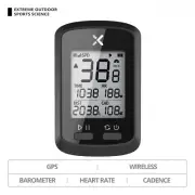 GPS Bike Computer Wireless Cycling Speedometer Bluetooth ANT+ Bicycle Computer