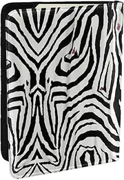 [JEJEA] Zebra Print Print Travel Organizer Credit Cards Case Passport BookPassport Holder Cover Wallet forTraveling,, Black, One Size