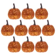 10 Pcs Halloween Hanging Ornament Foam Pumpkin Miniature Pumpkins Orange