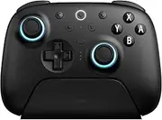 8BitDo Ultimate 2 Bluetooth Controller for Switch & Windows PC, Switch Pro Controller with TMR Joysticks, Switchable Hall Effect/Tactile Triggers, Vibration and Motion Control, RGB Fire Ring (Black)