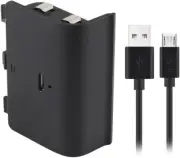 OSTENT Rechargeable Battery Pack and USB Charger Cord Compatible for Microsof...