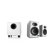 Audioengine A5+ Powered Bookshelf Speakers with S8 Subwoofer (White)