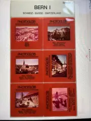 Rare 35mm, Schweiz, Suisse, Switzerland, 6 slides, BERN I, PHotoglob, NEW SEALED