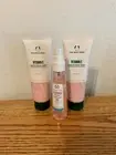 SET 3 The Body Shop Vitamin E Gentle Facial Wash Cooling Gel Mist Hydrating BNDL