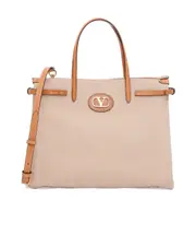 Valentino Antibes VLogo Signature Medium Tote Bag One size Nude