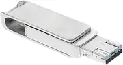 c 16gb Flash Drive Metal Alloy Rotating u Disk 3.0 Efficient Data Storage