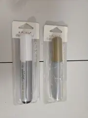 Hampton Art 10 Millimeter Gold & White Broad Tip Chalk Markers