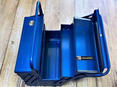 TRUSCO GT-350-B 3-stage tool box 352X220X343 Blue made in Japan