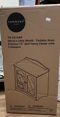 Olivia's Little World - Twinkle Stars Princess 18" Doll Fancy Closet with