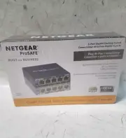 Netgear ProSafe 5-Port Gigabit Desktop Switch - GS105NA_New & Sealed