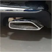 Accessories Car Exhaust Tip Cover Decoration Muffler Exhaust Tip Tail Throat Decorative Compatible For BMW G30 G38 528 530 525 2018-2023(RIGHT(1Piece))