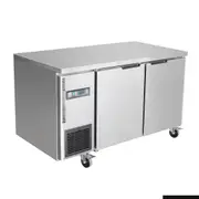 Thermaster Stainless Steel Double Door Workbench Freezer - Under Bench Freezers (TL1200BT) - TL1200BT
