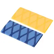 Table Tennis Racket Grip Tape Ping Pong Paddle Overgrip, Yellow Blue 2pcs