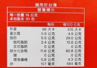 [COSCO代購4] D136011 PRINGLES 品客洋芋片原味 30包入，共570公克