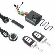 One Key Start Ignition Engine Car Starter Push Button Remote Alarm Safety System (for: Fiat)