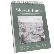 Sketch Book 9x12, Drawing Paper Pad,100 Sheets, Top Spiral Sketch Pad,