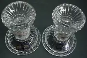 DePlomb Lead Crystal Candlestick Holder New