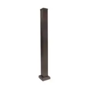 NewTechWood Deck Railing Systems 3" x 3" x 42" Bronze Aluminum Deck Post Kit