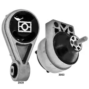 Engine Motor Mounts 2PCS Set for 00-04 Ford Focus 2.0 DOHC YS4Z6068MA YS4Z6038BA (for: Ford)