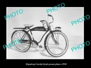 OLD LARGE HISTORIC PHOTO HOPALONG CASSIDY TV COWBOY BICYCLE PROMO PHOTO