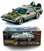 Back to the Future Part III Delorean 1:18 Sunstar Diecast Car Time Machine