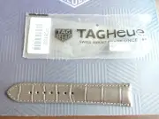 New TAG Heuer Carrera aquaracer F1 FC8182 grey leather half watch strap CAR 20mm