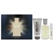 Boss Bottled by Hugo Boss for Men - 3 Pc Gift Set 3.3oz EDT Spray, 0.33oz EDT Spray, 3.3oz Shower Gel