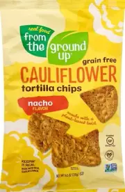FROM THE GROUND UP Nacho Cauliflower Tortilla Chip, 4.5 OZ