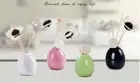 Essential Oil Reed Diffuser Set With Egg Ceramic Bottle,Fragrant,Home Decoration