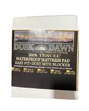 100% Tencel Waterproof, Easy Fit, Dust mite, Pollen, Mold Shield Mattress Cvr