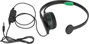 ciciglow Wired Headset, with 3.5mm Single Sided One Ear Headphone with Mic Stereo Noise Cancelling in Line Audio Controls Cool Comfort for PC PS4 Xbox One Mobile