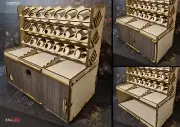 Modular Stackable Paint Rack & Hobby Station - Citadel and Vallejo!