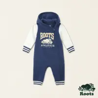 在飛比找momo購物網優惠-【Roots】Roots 嬰兒- RBA連身衣(藍色)