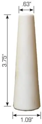 CERAMIC SANDBLAST NOZZLE TIP 1/8" CONE SHAPE 3 3/4 LONG SANDBLASTER C1-2 NOZZLE