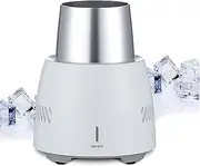 Small Ice Makers, Portable Ice Cube Makers Countertop Mini Ice Machine Smart Refrigeration Quick Ice Making in 15 Minutes, 500ml Cooling Bottle for Home Office Camper