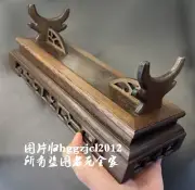 Wenge Wood Sword Display Rack Knife Dagger Gun Craft Holder Base Home Decor