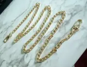 Swivel Hook Clasp Extension Chain Extender for LV Bag Wristlet GOLD 40 47.5 in